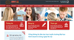 Desktop Screenshot of el.hubt.edu.vn